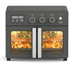 image:imageMartha Stewart French Door Air Fryer Toaster Oven Combo 34QT Countertop Convection 12in1 Bake Broil Roast Fits 12 PizzaDehydrate5 Accessories Air Fry Basket Stainless Steel Linen CreamCaviar Gray